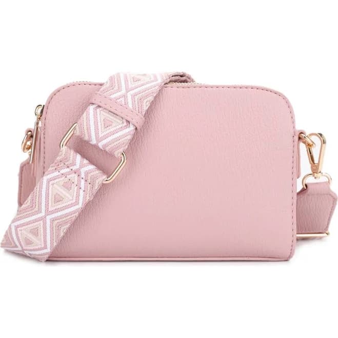 Mali + Lili Zahara Vegan Leather Crossbody Handbag