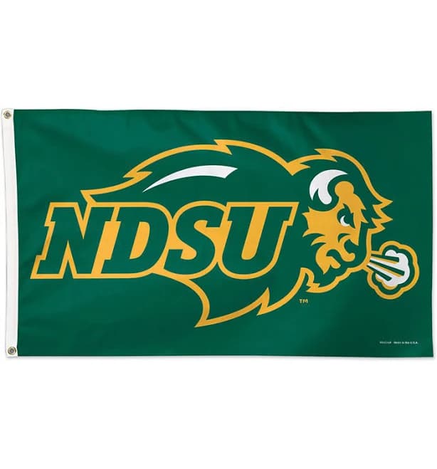 North Dakota State Bison Flag