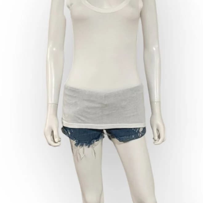 T.la Solid Tank Top In White, Xs