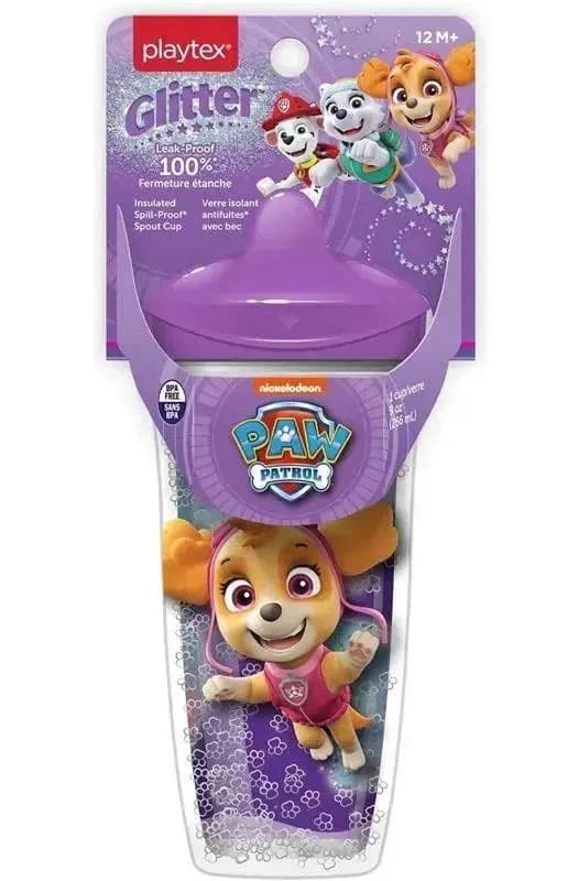 Playtex Sipsters Paw Patrol Stage 3 Girls Glitter Insulated Spout Cup
