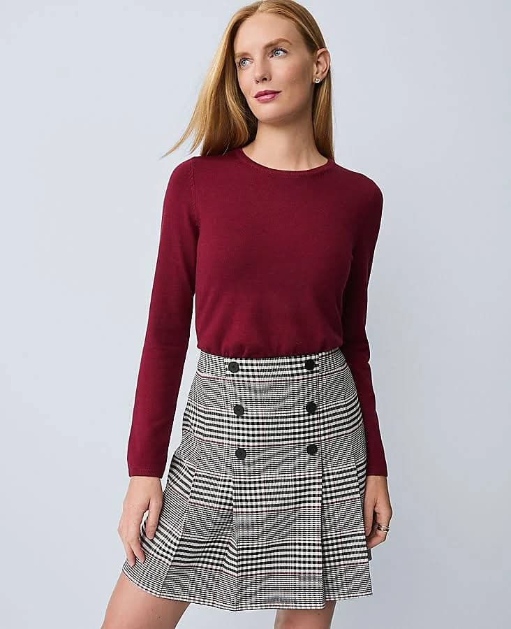 Ann Taylor Women's Essential Crew Neck Sweater