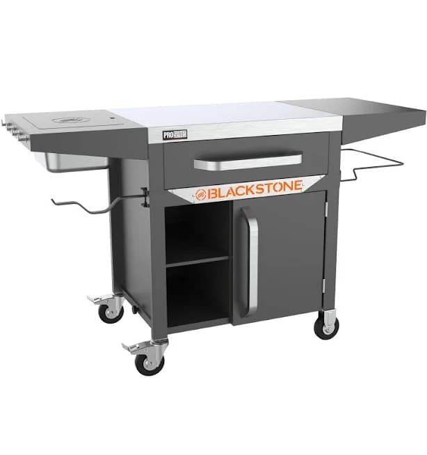 Blackstone ProSeries 28" Serve and Store Prep Grill Cart with Cabinet
