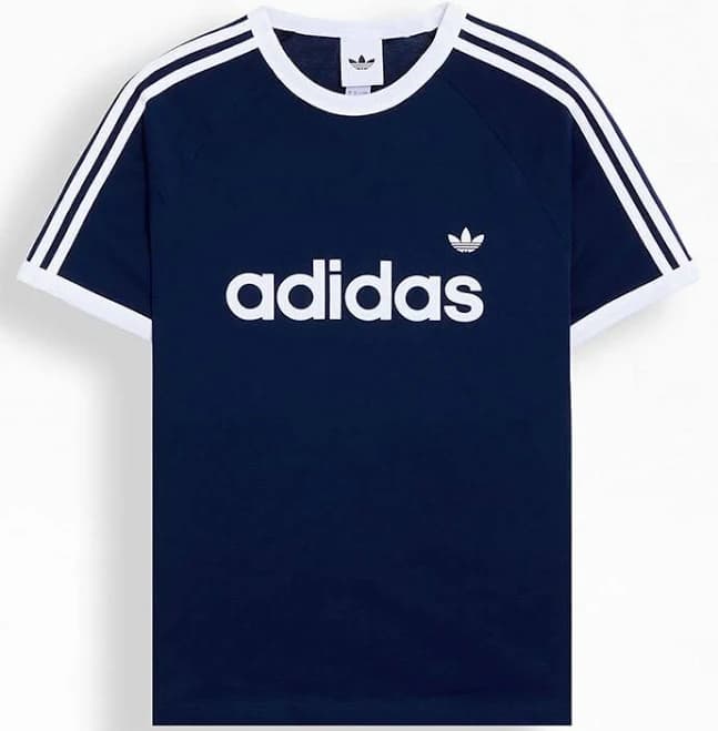 adidas Men's Three Stripe Ringer T-Shirt