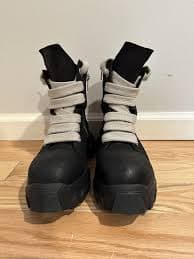 Rick Owens Rick owens jumbo lace bozo tractor boots black size 42 | Grailed