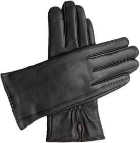 Women's Cashmere Leather Touchscreen Gloves