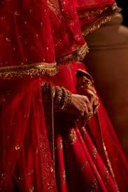 Red Hand Embroidered Lehenga Set – Fashefy