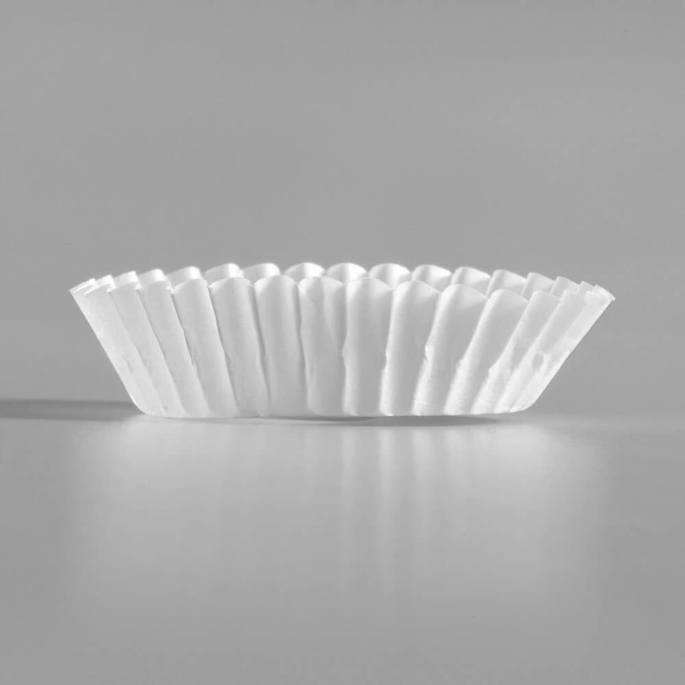 White Fluted Mini Baking / Candy Cup