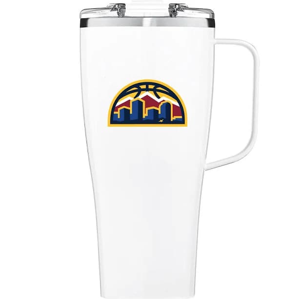 Denver Nuggets BruMate Toddy Tumbler White