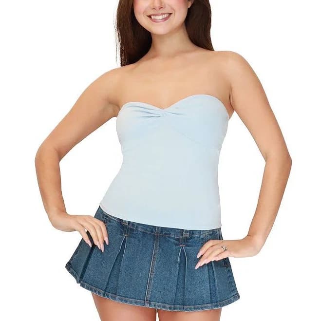 Madden Girl Twist Front Tube Top