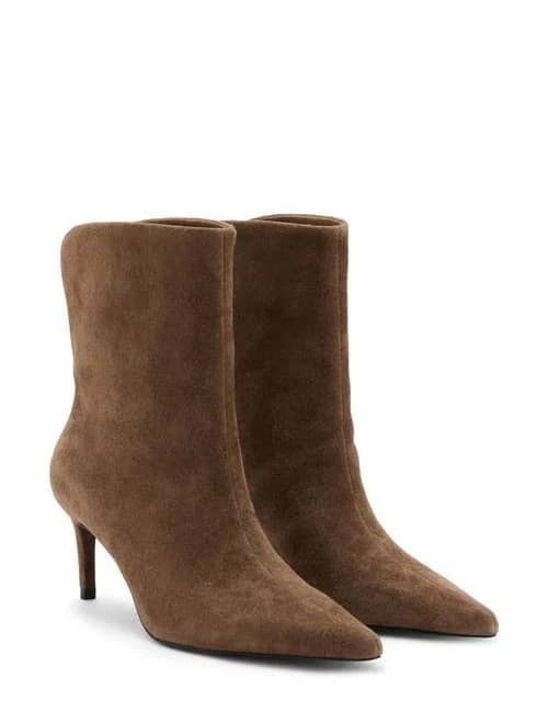MANGO Pointed Toe Stiletto Bootie