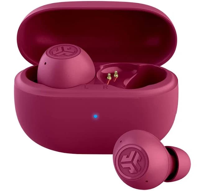 JLab Go Pop ANC Wireless Earphones Compact Noise-Canceling Earphones Bluetooth Bluetooth Earphones iPhone Waterproof Small Earphones with Microphone W