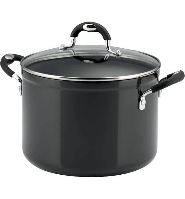 Tramontina 8 Qt Style Gray Non Stick Covered Stock Pot