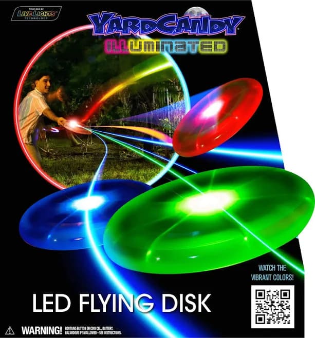 YardCandy Illuminated LED Flying Disk