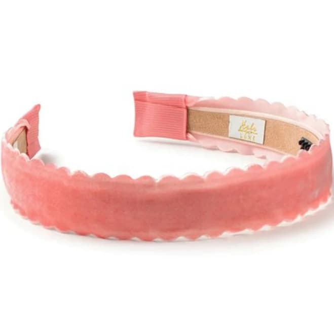 Halo Opaline Scalloped Velvet Headband