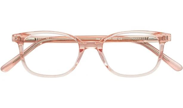 Classic Spring Hinges Low Bridge Fit Rectangle Eyeglasses