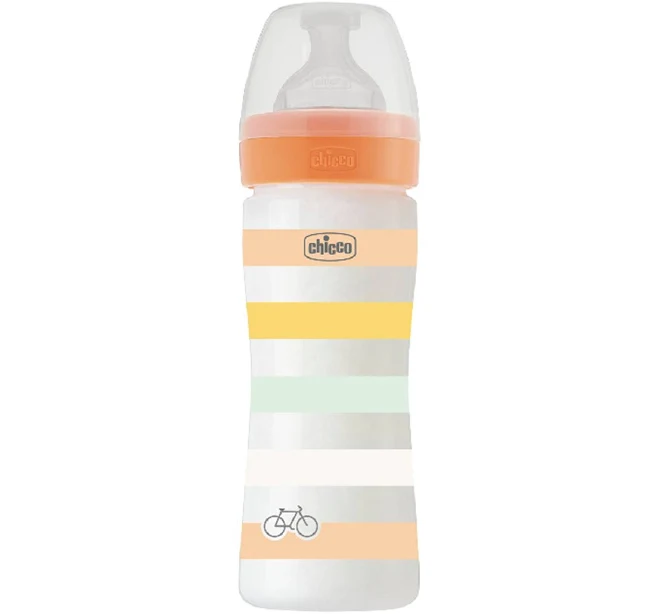 Chicco Well-Being Bottle Medium Flow 250ml Orange