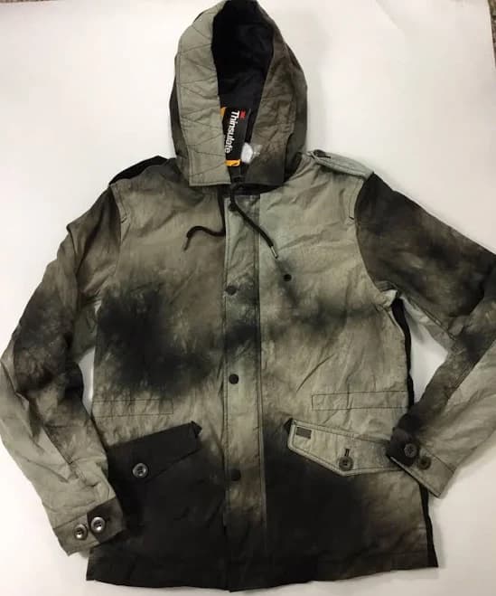 Diesel Men J-luken-tye Insulated Tye Dye Zip Up Jacket $498 Green