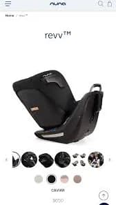 Nuna REVV rotating convertible car seat