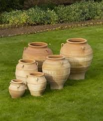 Crete Ceramic Mediterranean Terracotta Amfore,Frost-resistant Handmade,Garden Outdoor Space Decoration 35-100cm 80cm : Amazon.nl: Garden