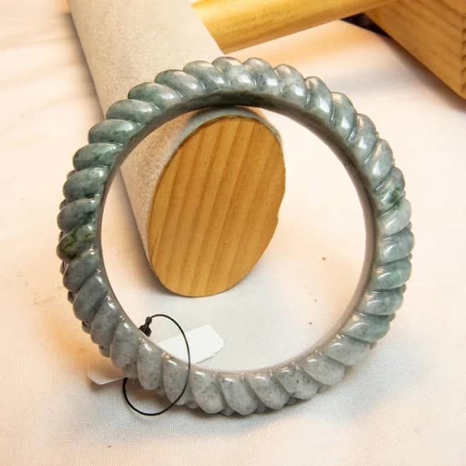 Hand-Carved Burmese Jadeite Luck Amulet