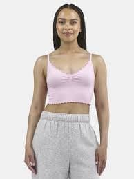 No Boundaries Women's Ruffle Cami, Size XS-3XL - Walmart Business Supplies