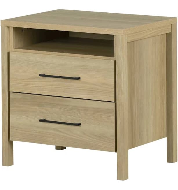 South Shore Gravity 2-Drawer Nightstand