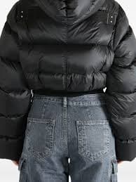 Rick Owens Hooded Puffer Jacket | Black | FARFETCH AZ