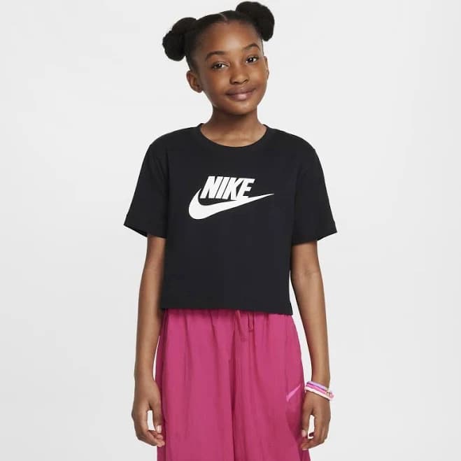 Nike Girls' Sportswear Cropped T-Shirt