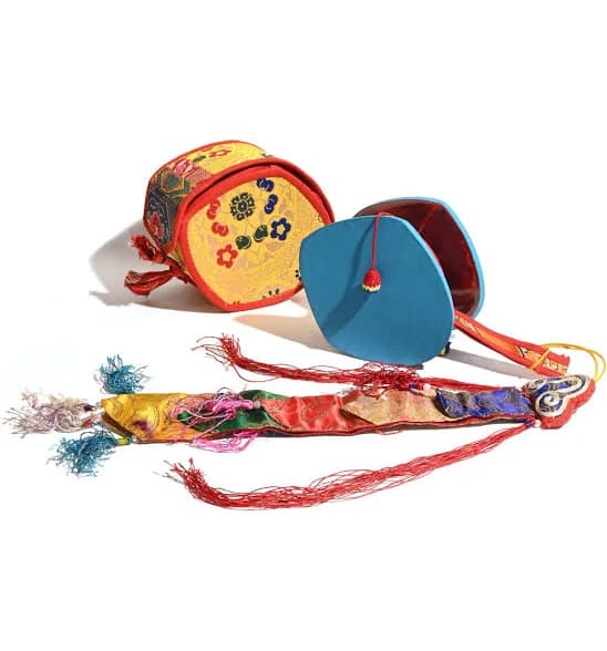 The Shamans Market Small Tibetan Hand Drum