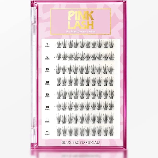 Glue-Less Pink Lash Cluster