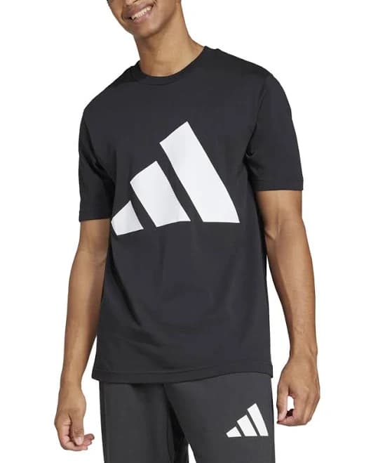 adidas Men's Essentials Big Logo White T-Shirt
