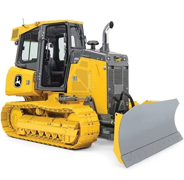 John Deere 650K Crawler Dozer RENTAL Hydrostatic Transmission SmartGrade Slope Control Blade Technology Grading Earthmoving Prep Root Rake Optional