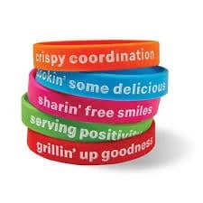 Silicone Bracelets 5pk