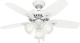 Hunter Builder 42 inch 3-Light Snow in White Ceiling Fan