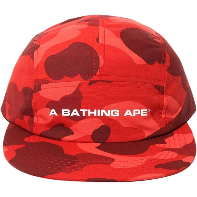 A Bathing Ape Color Camo Jet Cap