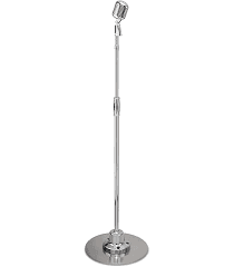 Amazon.com - Pilipane Classic Retro sty1e Metal Microphone Prop with Stable Base and Adjust Stand Rod(Gold)
