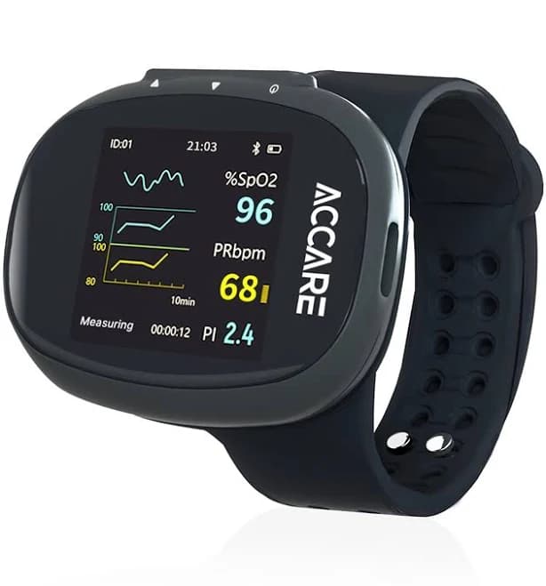 Wrist-Worn Pulse Oximeter with Smartphone Interface