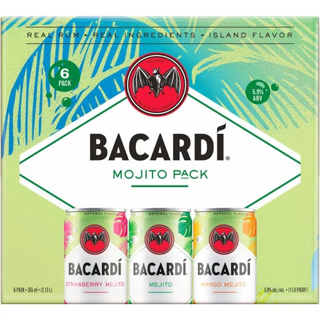 Bacardi Mojito Variety Pack Cocktail