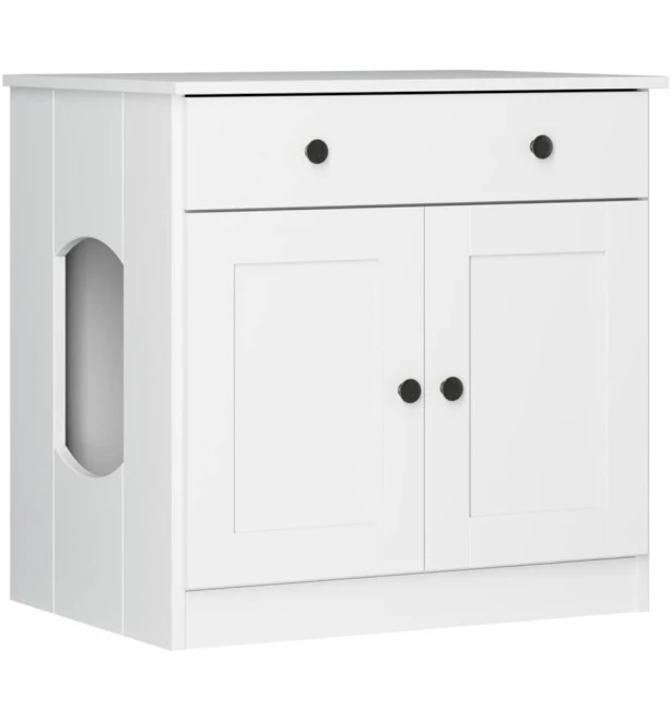 Palace Imports Ziva 2-Door Cat Litter Box Enclosure