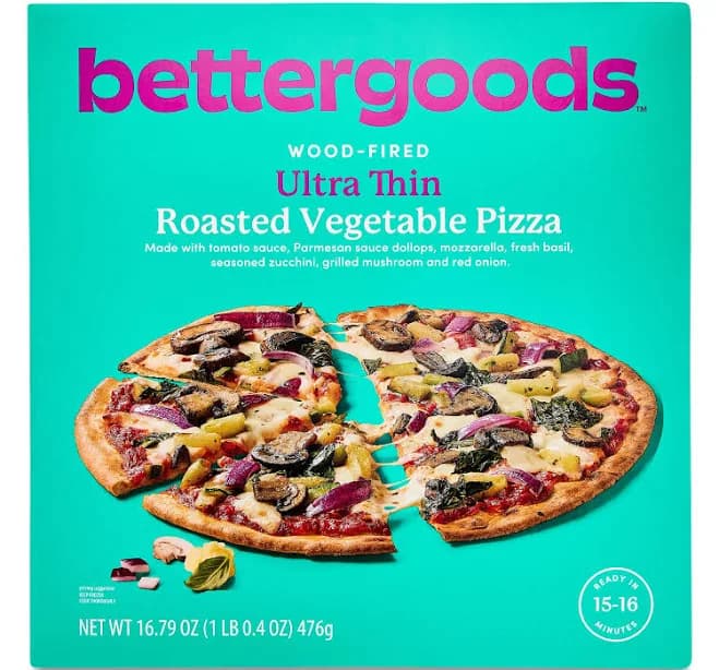 Bettergoods Wood-Fired Ultra-Thin Roasted Vegetable Pizza