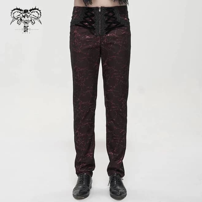 Ghost in The Mirror Gothic Printed Trousers