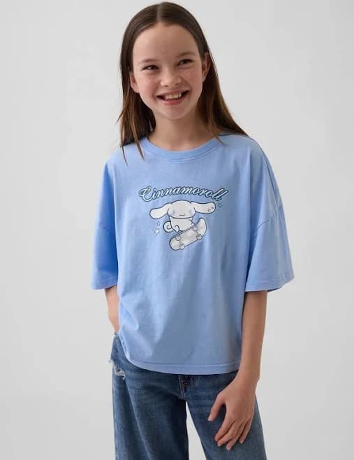 Gap Girls Sanrio Oversized Graphic T-Shirt