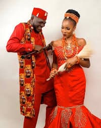 African Igbo Traditional Wedding Couples Outfits| Isi Agu Wedding Outfit| Igbo Outfits - Etsy