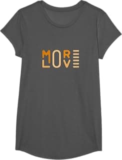 Orange More Love Orange Color Graphic T-Shirt