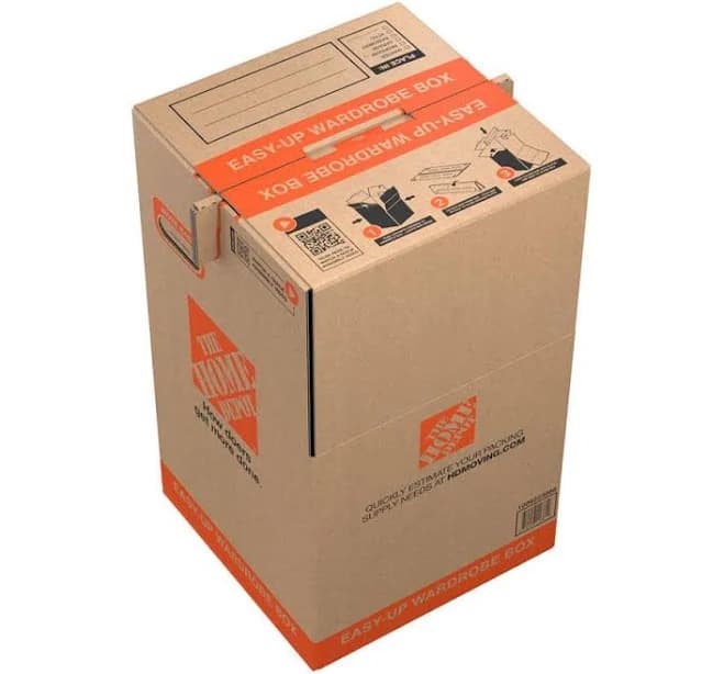 The Home Depot Wardrobe Moving Box