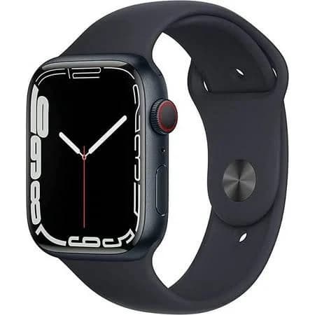 Restored Apple Watch Series 7 41mm Midnight - Aluminum Case - Midnight Sport Band (Refurbished), Adult Unisex, Size: 41 mm, Gray