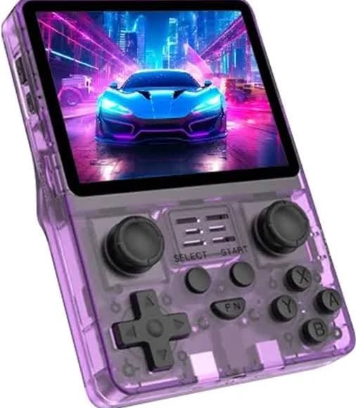 R36s Retro Handheld Game Console 3.5" Lcd, 64gb & 20 Simulators