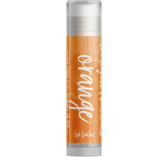 Delight Naturals Orange Lip Balm Set of Three