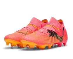 New Puma Future 7 Ultimate FG/AG Professional Soccer Cleats Boots Orange-Pink