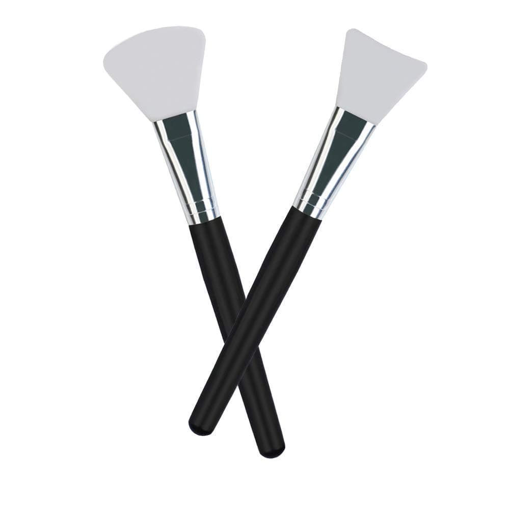 2 Pcs Silicone Face Mask Brush Applicator for Facial Mud, Clay Mask, DIY, Modeling Mask, Body Lotion, and BB CC Cream